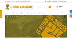 Desktop Screenshot of leretourauxsources.com